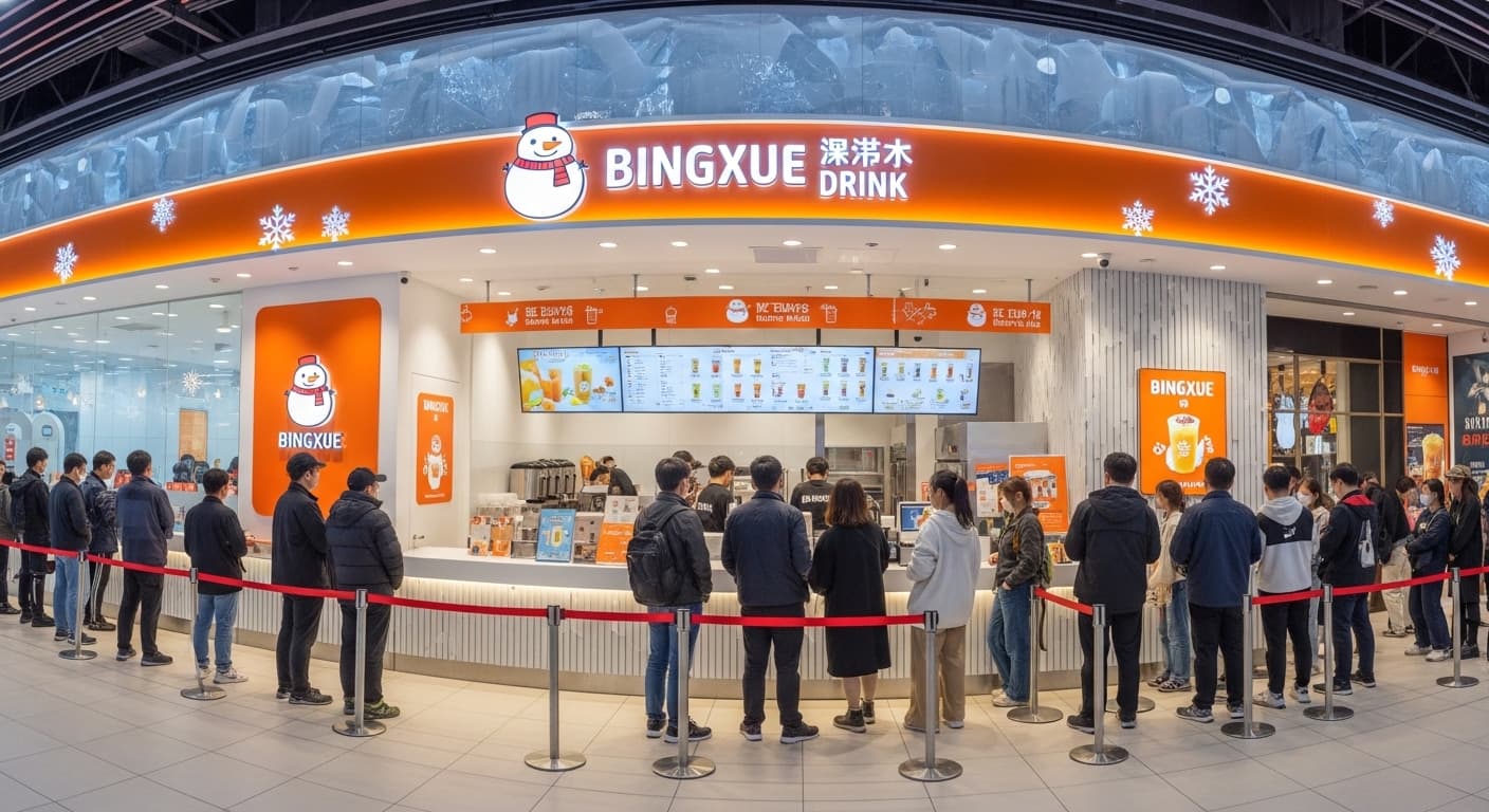 Bingxue Shop with Customers